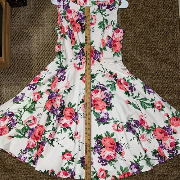 Grace Karin white and multicolored floral dress - Picture 9 of 9